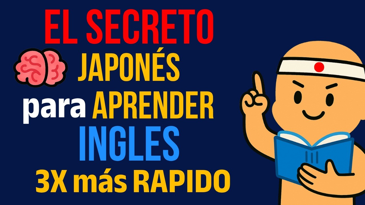 El SECRETO JAPONÉS para aprender inglés 3 veces MÁS RÁPIDO