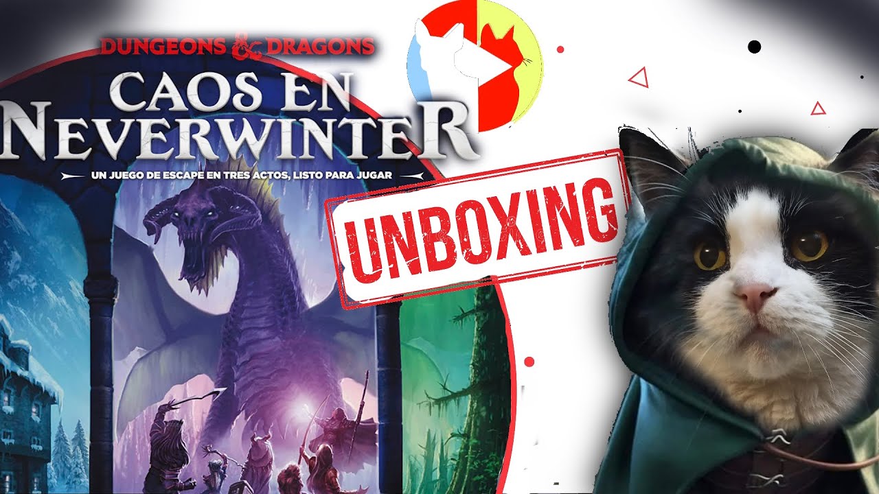 Dungeons & Dragons: CAOS EN NEVERWINTER - Unboxing - Juego de Mesa