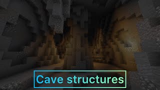 Minecraft cave structures | building TNT (tips n tricks)