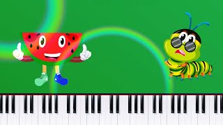 Çocuklara  Piyano Dersi I Karpuz adam