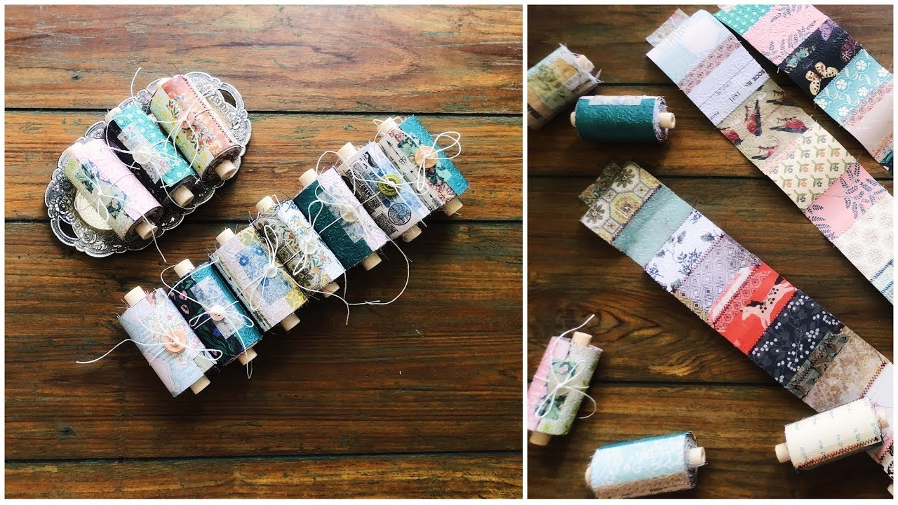 Snippet Rolls for Junk Journals - Mad Paper Crush