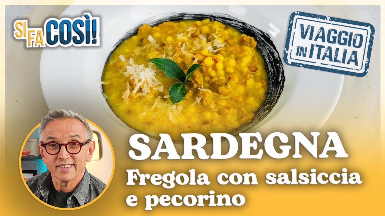Fregola con salsiccia e pecorino - Si fa così | Chef BRUNO BARBIERI