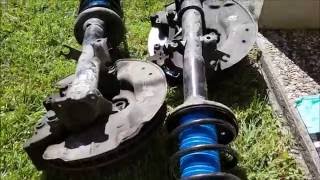 HOW TO BMW E34: Front Suspension Replacement/lowering