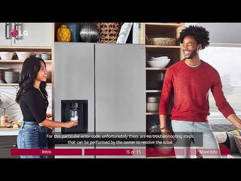 LG Refrigerators Understanding The IS Or 1S Error Code LG Refrigerators Understanding The IS Or 1S Error Code