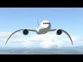 Boeing 787 Almost Crash Due To Serious Turbulence - Wings Almost Break In Pieces | X-Plane 11