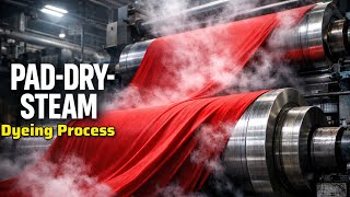 Pad Dry Pad Steam Dyeing Working Process | Pad Dry Pad Steam Dyeing Process Advantages 
