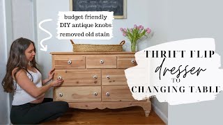 Nursery Makeover Part 2 | How to convert Dresser to Baby Changing Table! On a Budget Under $50 by Our Little Nest 7,182 views 1 year ago 15 minutes