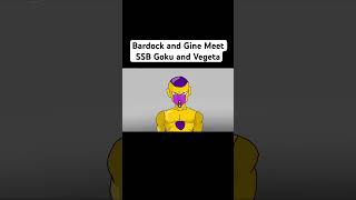 Bardock and Gine Meet SSB Goku and Vegeta #dragonball