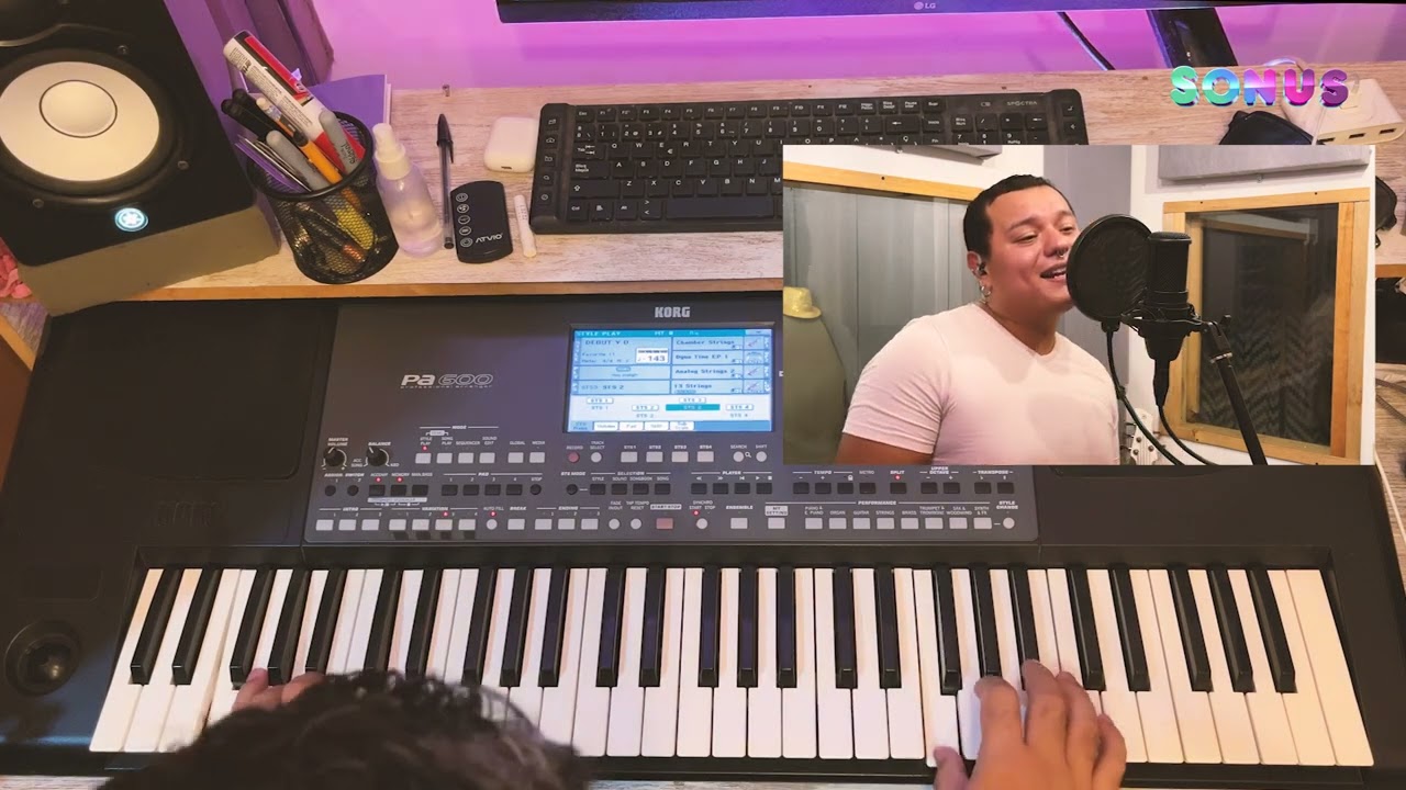 DEBUT Y DESPEDIDA - ANGELES NEGROS KORG PA600 #SONUS #RITMOSKORGPA
