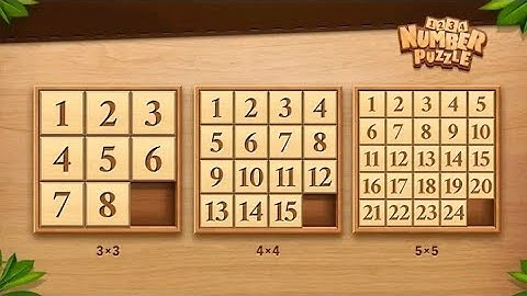 number puzzle - sliding puzzle android gameplay Video