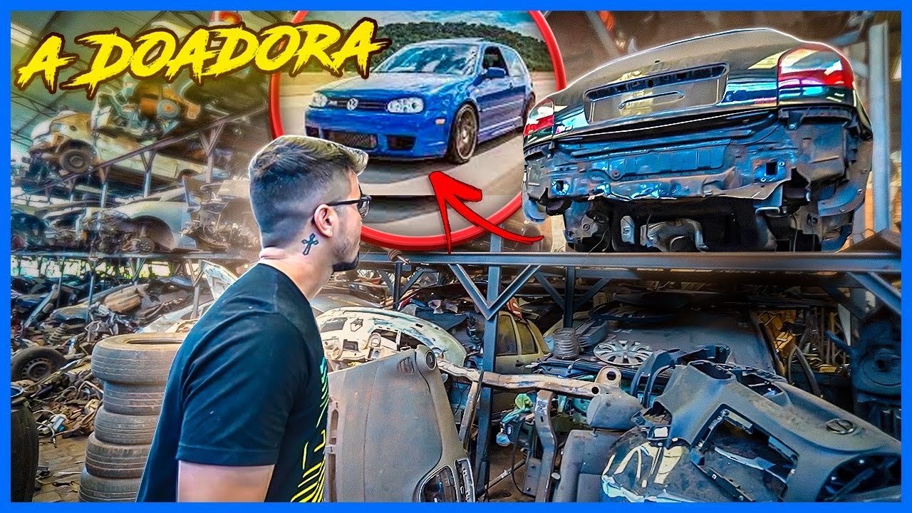 ENCONTREI NO DESMANCHE A DOADORA PARA O PROJETO GOLF R32
