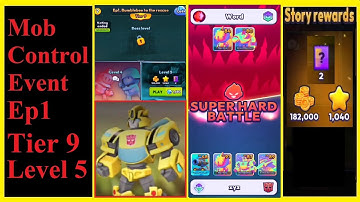 Mob Control Transformers Season Echoes from Cybertron Ep1  Bumblebee to the rescue Tier 9 Level 5