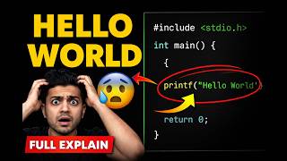 Hello World in C (Full Explanation) | Beginner Friendly 🚀