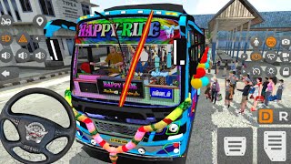 💥Bus simulator Indonesia Different Map Mod Full Passenger Load Android Gameplay Video screenshot 3
