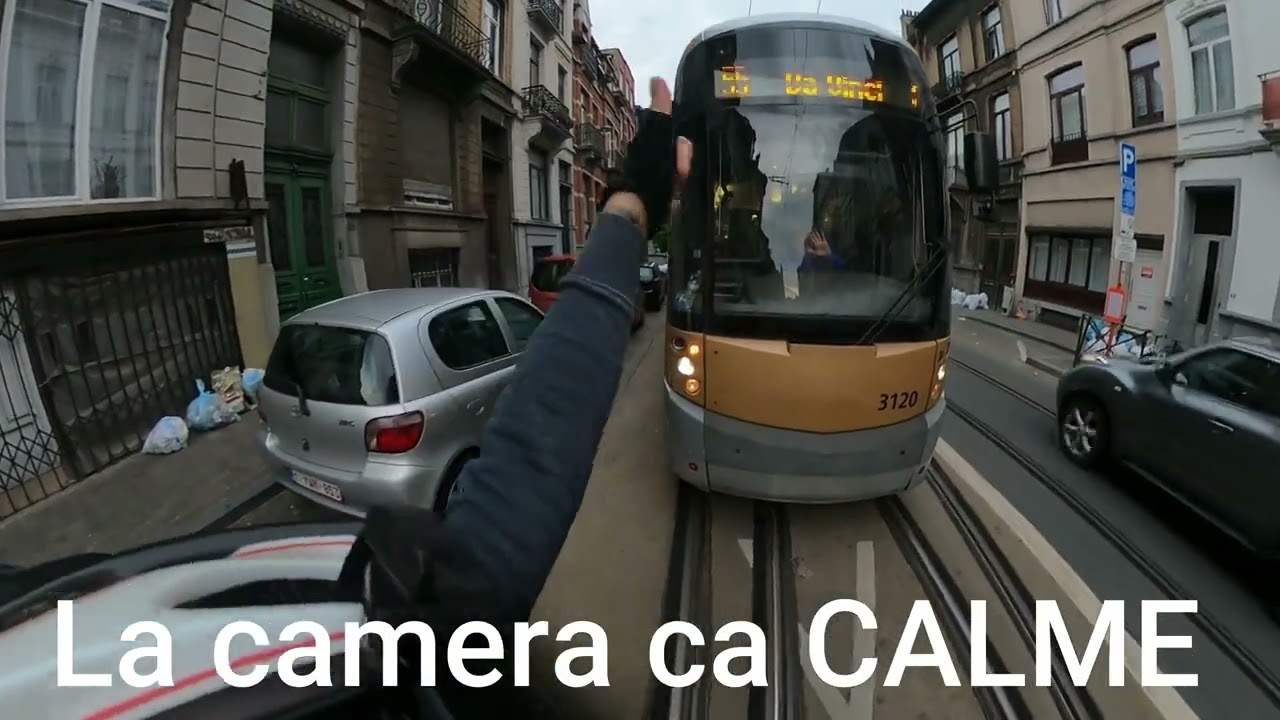 La journee d'un cycliste a BRUXELLES, galère galère avec la STIB aussi  🤬🤬🤬🤬