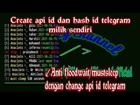 Membuat Api id Dan Hash Id Telegram Milik Sendiri || Make Your Own Telegram Id And Hash Id