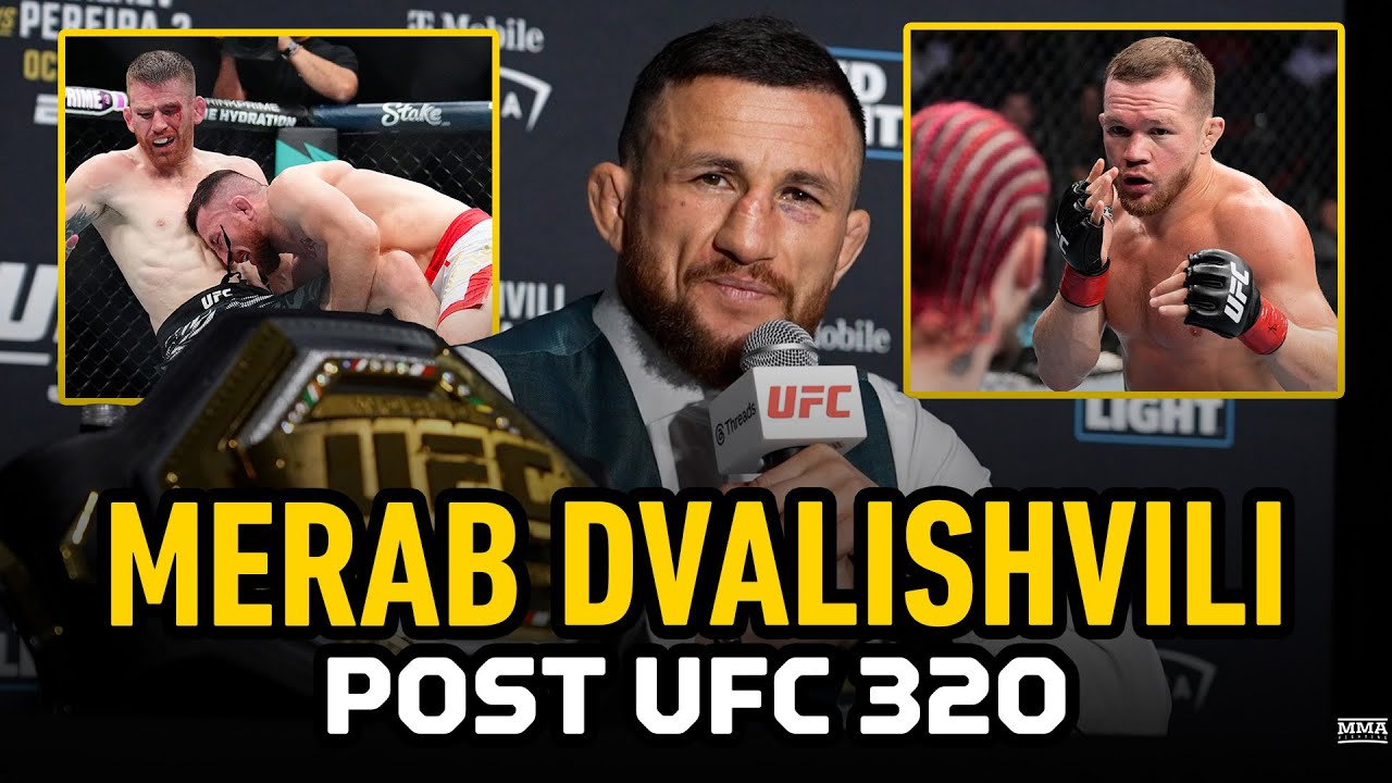 Merab Dvalishvili Reacts to Win Over Cory Sandhagen At UFC 320, Eyes Petr Yan Rematch In December