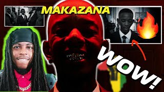 African Rapper WENT CRAZY! Maglera Doe Boy - Makazana REACTION