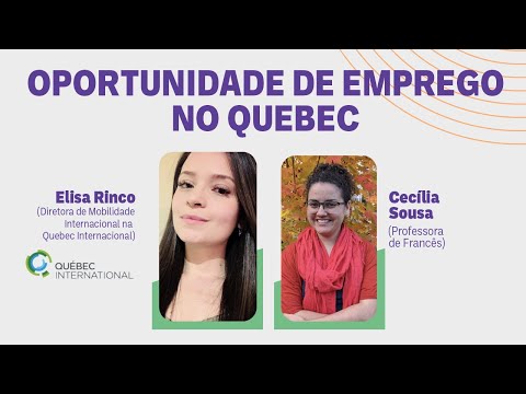 Oportunidade de emprego no Quebec