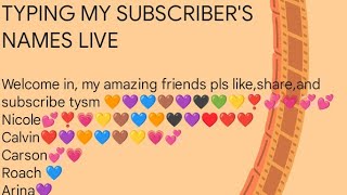 Live Name Typing With NniferN 📱📱 #Shorts #Livenametyping #Goviral #Roblox
