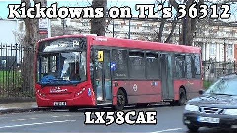 *KICKDOWN* Journey on Route P4 - ADL Enviro 200 Dart - 36312 (LX58CAE)