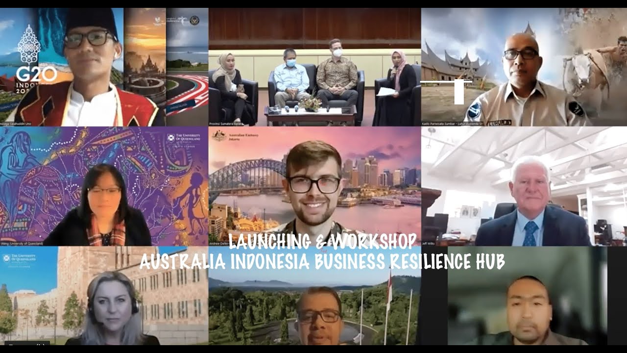 LAUNCHING & WORKSHOP AUSTRALIA INDONESIA BUSINESS RESILIENCE HUB BY MENPAREKRAF