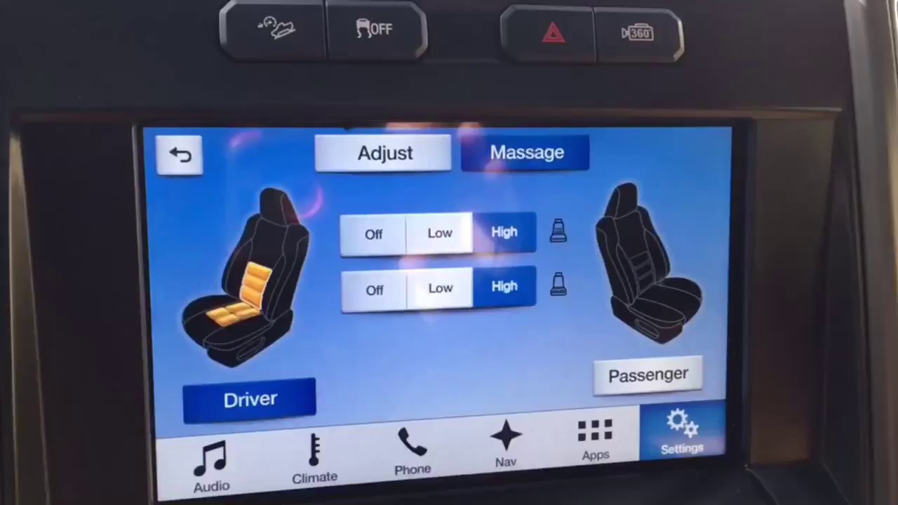 How 20162018 F150 massage seats work YouTube