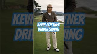 Kevin Costner driver swing at Pebble 18 #golf
