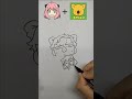 SPY×FAMILY アーニャ + コアラのマーチ = ??? | ダミアニャお絵描きチャレンジ #Shorts