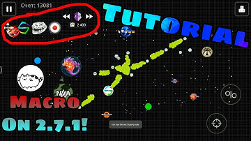 Macro on 2.7.1 version in Agario mobile 100% work + crazy bait. Revenge! Macro in agario 2019 #8