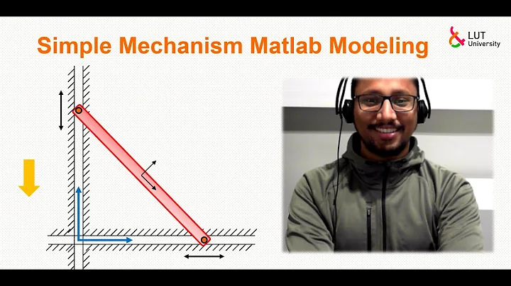 Simple Mechanism | Matlab Modeling | For Beginners | Multibody Dynamics | LUT University | Finland