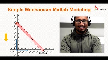 Simple Mechanism | Matlab Modeling | For Beginners | Multibody Dynamics | LUT University | Finland