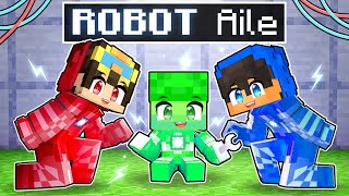 ROBOTLAR Tarafından BÜYÜTÜLDÜM! 🤖- Minecraft