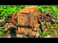 Restoration Parallel Shaft Speed Reducers old _ Repair metal gears broken