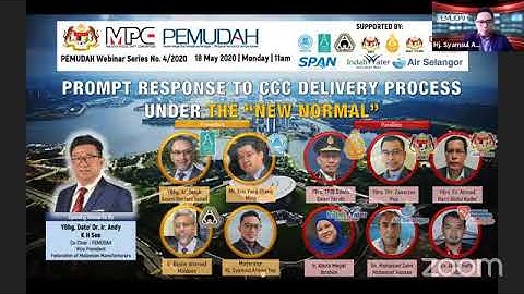 PEMUDAH WEBINAR SERIES : Prompt Response to CCC Delivery Process Under The New Normal