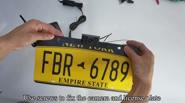 AMTIFO A6 Wireless Rear View Camera System Operation Video