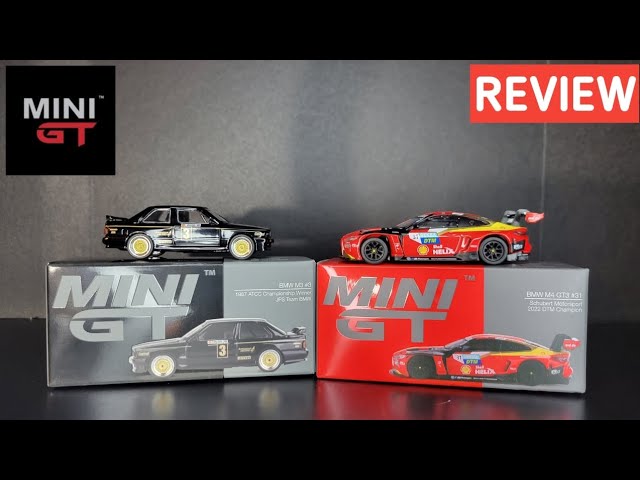 Mini GT - BMW M4 GT3 & M3 JPS - REVIEW - YouTube