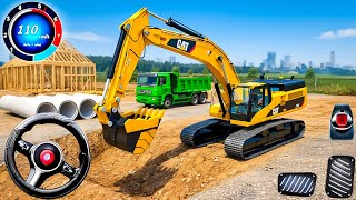 Simulatore di costruzione stradale urbana - Sfida Mega Costruttore (Gameplay Android) screenshot 1