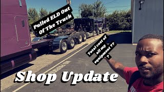 RIPPED ELD OUT MY TRUCK| ON PAPER| HOW MUCH DID I SPEND ON MY SET UP?| TRUCK AND TRAILER WALK AROUND