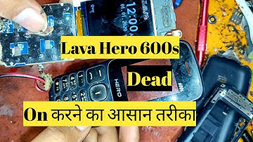 lava hero 600s dead problem |all china keypad mobile dead solution @TechnicalSaim