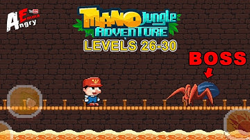 Mano Jungle Adventure - Levels 26-30 + BOSS / Gameplay Walkthrough (Android, iOS)