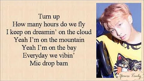 BTS (방탄소년단) - MIC Drop (Steve Aoki Remix) Easy Lyrics