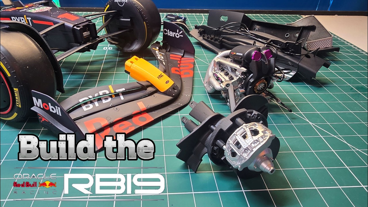 Создайте болид Red Bull F1 RB19 2023 года для Макса Ферстаппена — Пакет 10 — Этапы 40, 43 и 45-50