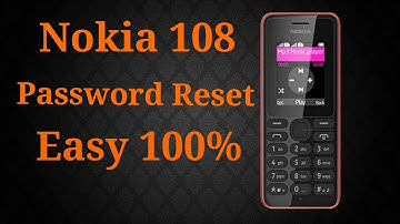 nokia 108 security code reset