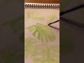 Petit pas a pas de jolies feuilles de Monstera 🌿 #watercolorpainting #watercolorart #watercolors