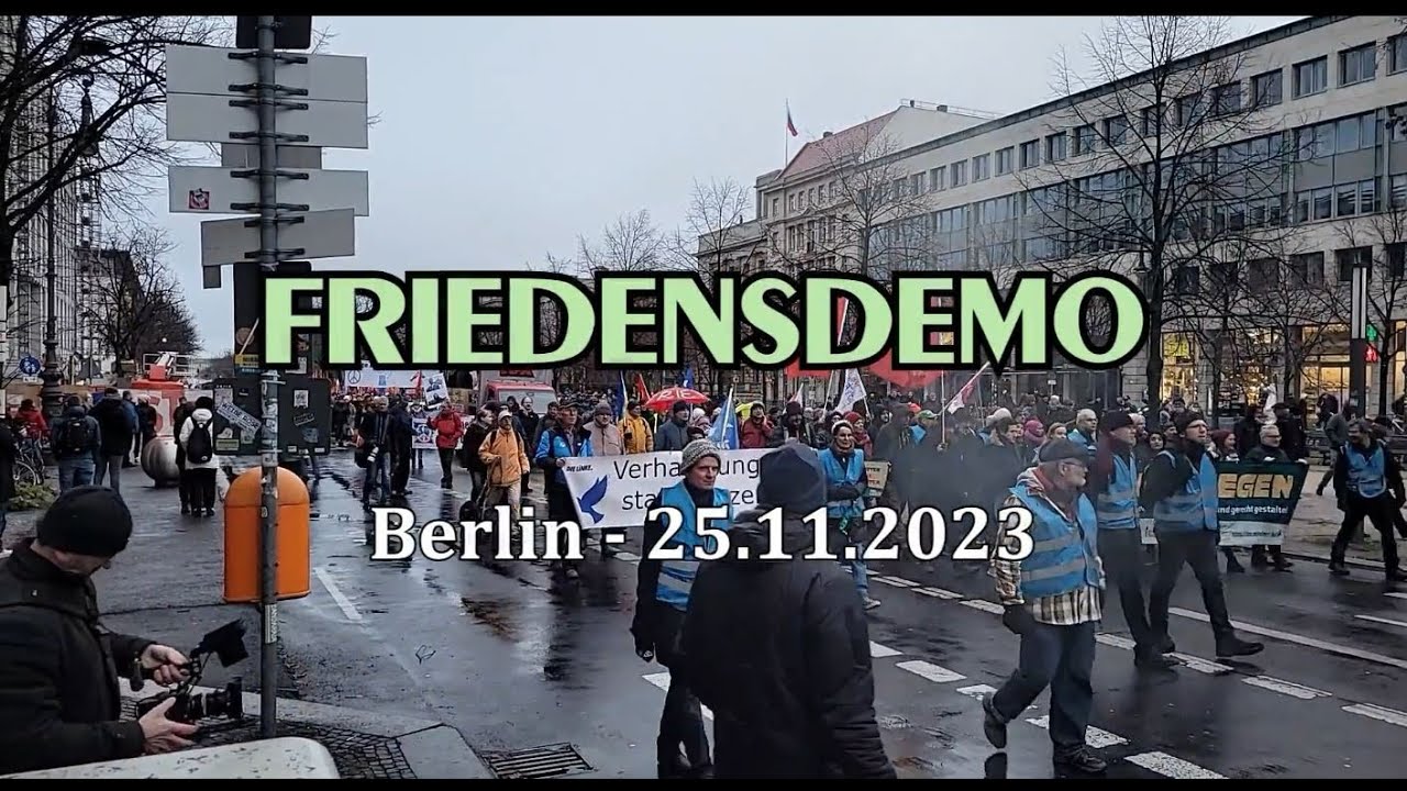 Friedensdemo in Berlin - 25.11.2023