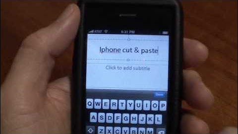 iPhone Cut & Paste with(in) Citrix XenApp
