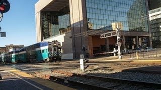Railfanning Encinitas Station: Coaster & high speed Amtrak action 6/27/12