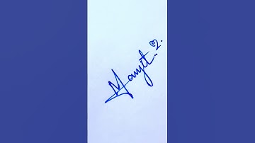 Manjit 🌹🥰 Beautiful signature 🥰🌹#shorts #trending #handwriting#youtubeshorts #shortvideo #shortsfeed