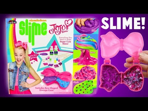 Jojo Siwa Nickelodeon Slime Kit I Make Three Different Slimes